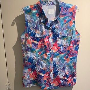 Reel Legends Sleeveless Button-Up Shirt